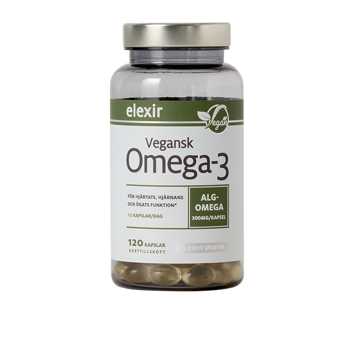 Vegansk Omega-3 120 kapslar