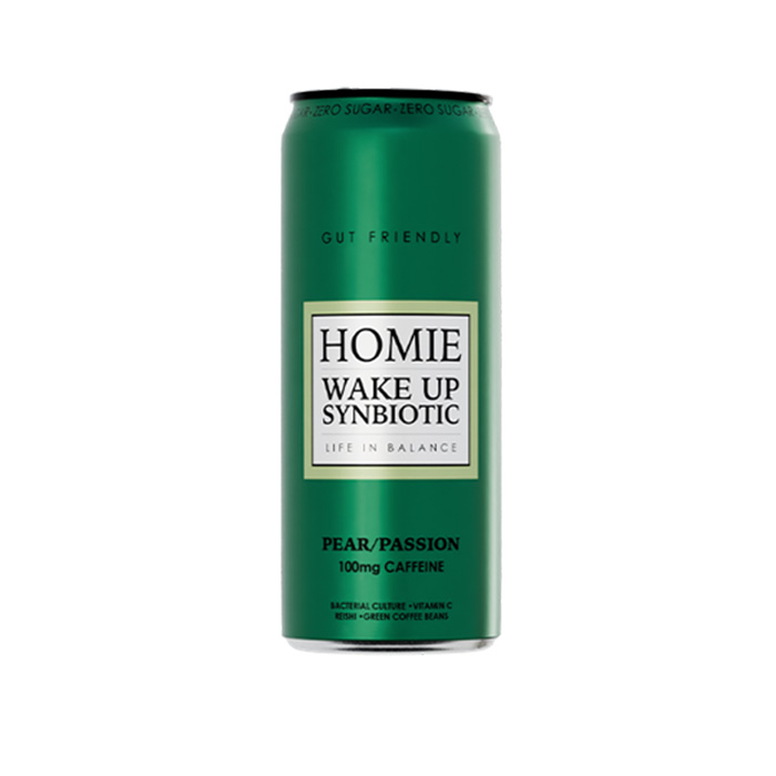 Wake Up Synbiotic Päron Passionsfrukt 33 cl