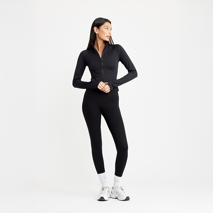 Zip Cardigan Svart