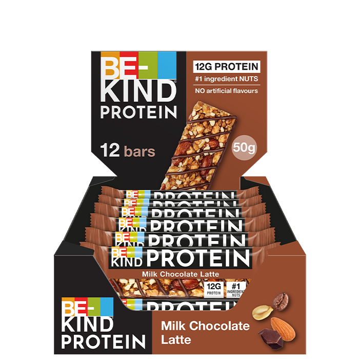 12 x BeKind Protein Bar 50 g Choc Latte