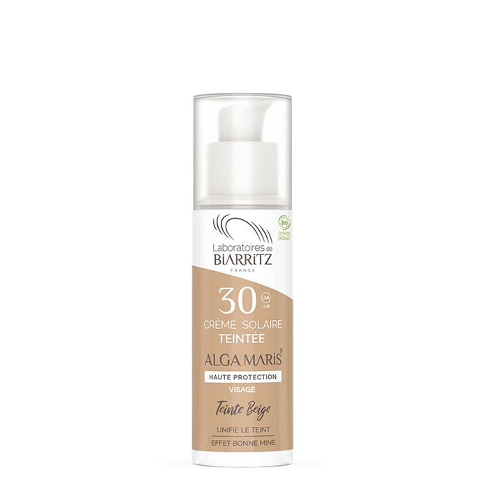 Tonad Solskyddskräm för Ansiktet beige SPF30 50 ml