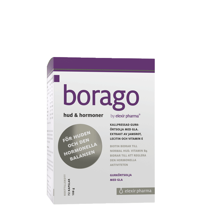 Bild av Borago Hud & Hormoner, 72 kapslar