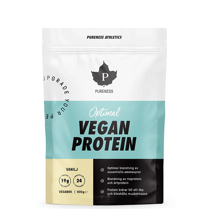 Athletics Optimal Eko Veganskt Protein Vanilj 600 g - Pureness