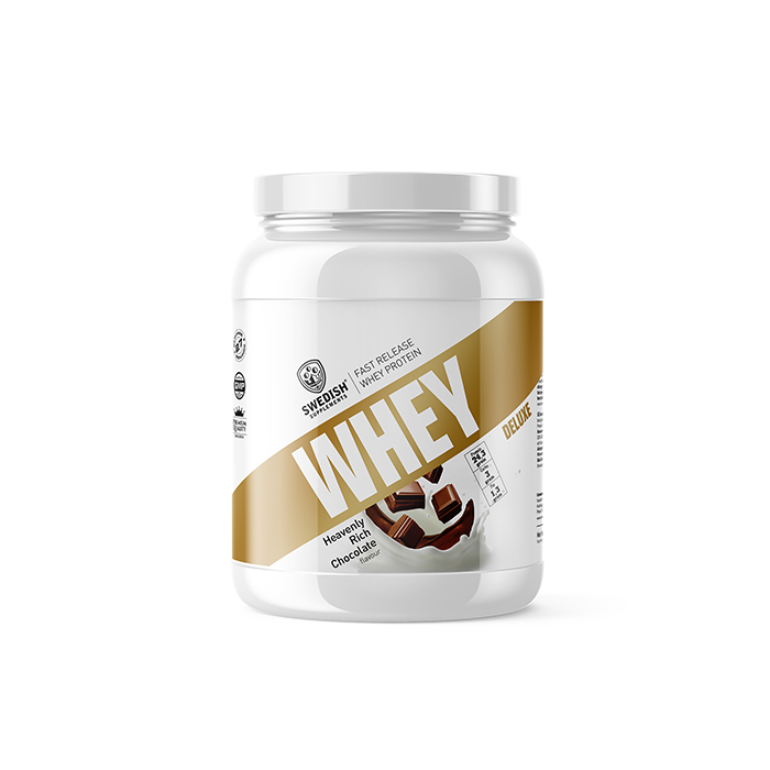 Whey Deluxe Vassleprotein 900 g - Swedish Supplements