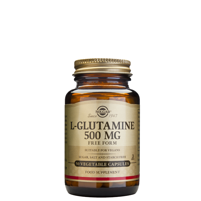 L-glutamin 500 mg 50 kapslar