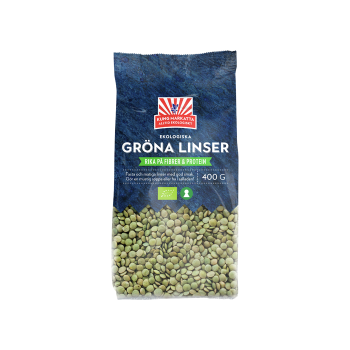 Gröna linser EKO 400 g