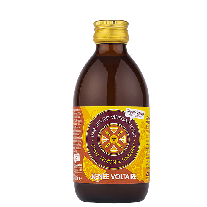 Raw Spiced Vinegar Tonic Turmeric EKO, 250 ml