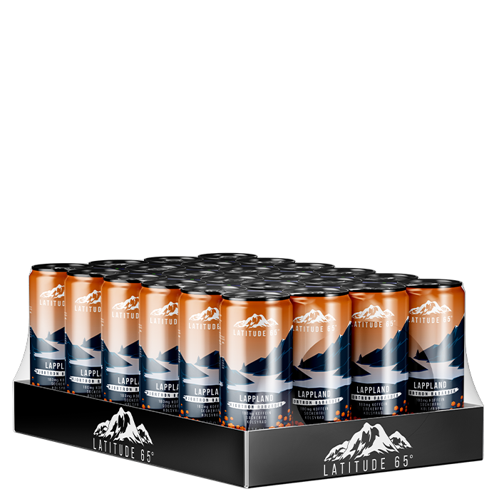 24 x Latitude 65 Energidryck 330 ml