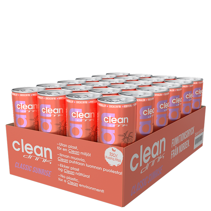24 st Clean Drink Flak 330 ml