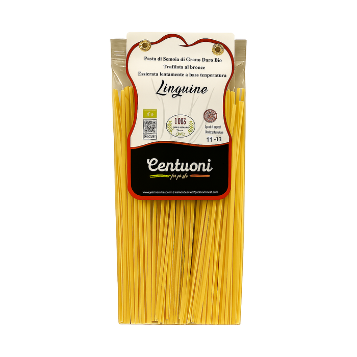 Ekologisk pasta Linguine Bronzo Grano Duro 500 gr