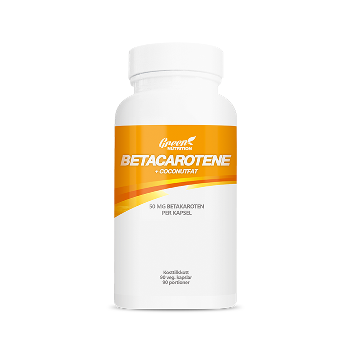 Betacarotene 50 mg+Coconut fat, 90 kapslar