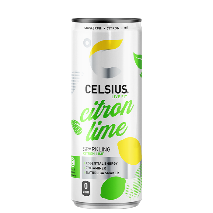 Celsius, 355 ml, Citron Lime 