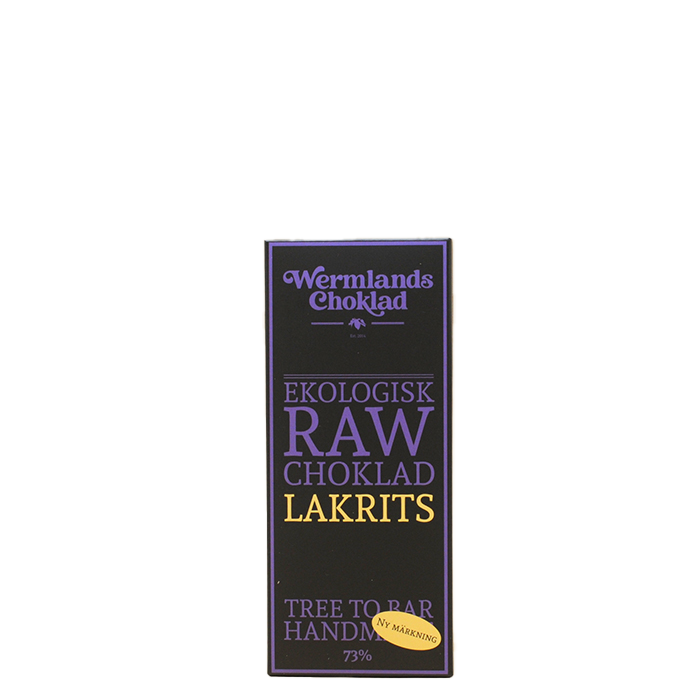 Raw Ekologisk Choklad Lakrits 50 g