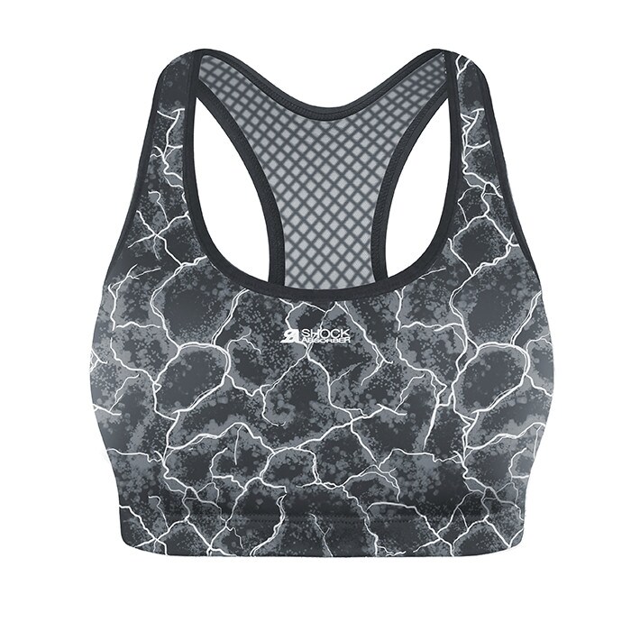 Bild av Active Crop Top, Asphalt Print