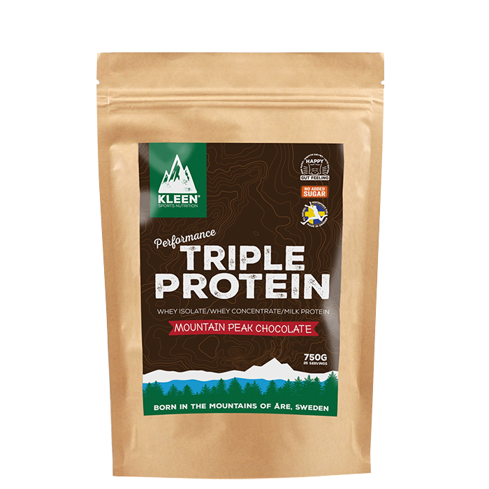 Bild av KLEEN Triple Protein Mountain Peak Chocolate, 750 g