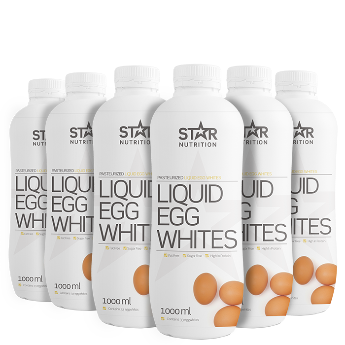 6 x Flytande äggvita, BIG BUY 1000 ml
