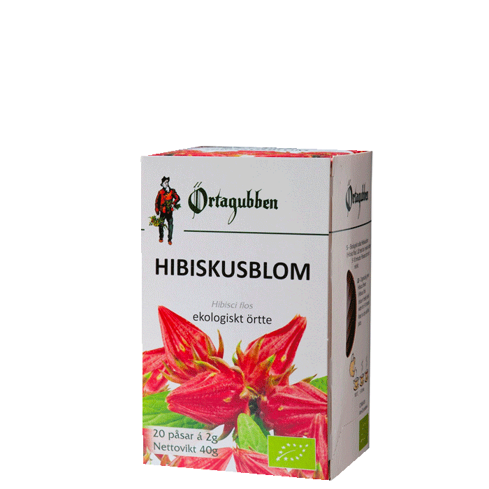 Hibiskusblom Te 20 påsar