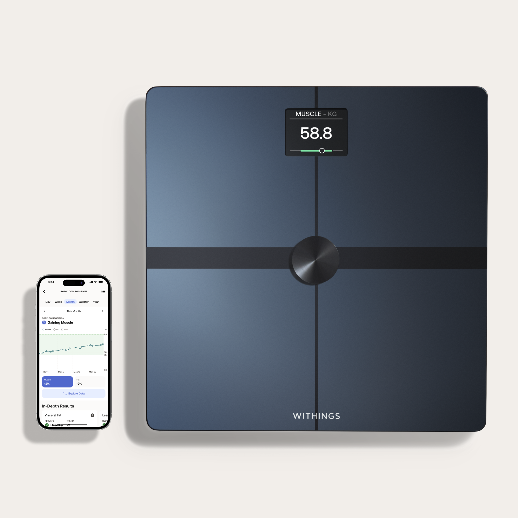 Body Smart Diagnostisk Personv&aring;g Svart