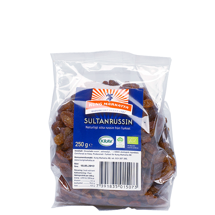 Bild av Sultanrussin KRAV, 250 g