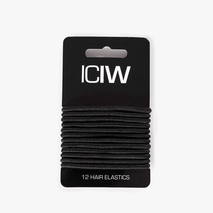 Bild av ICIW 12-Pack Sport Hair Ties, Black