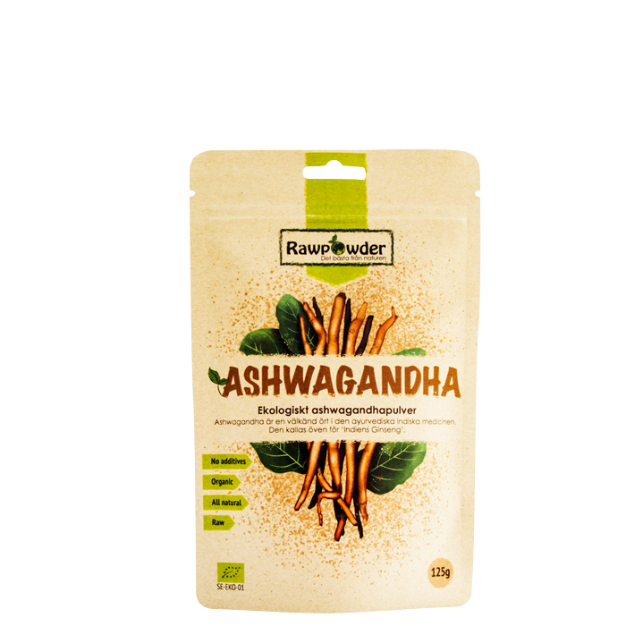 Ekologiskt Ashwagandhapulver 125 g