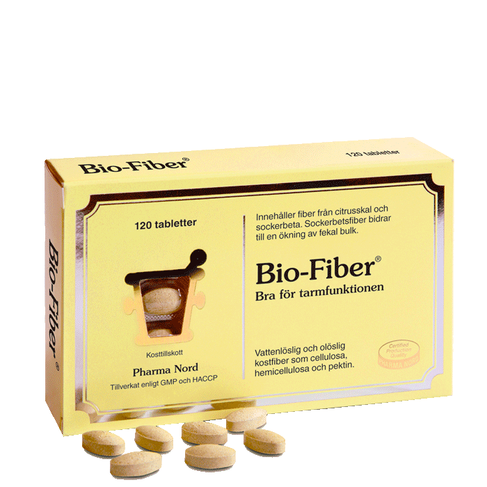Bio-Fiber, 120 tabletter