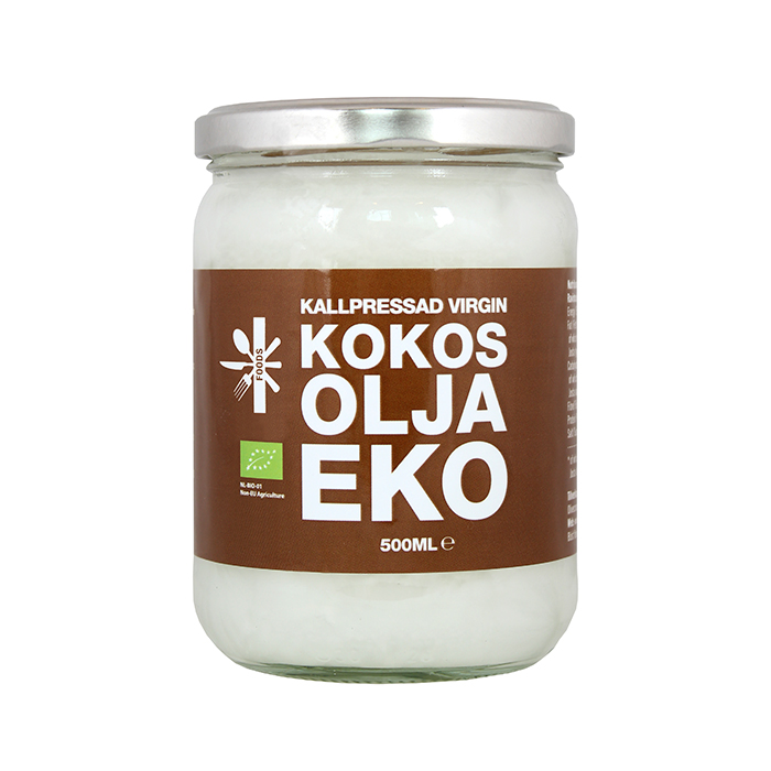 Kallpressad Virgin Kokosolja EKO 500 ml