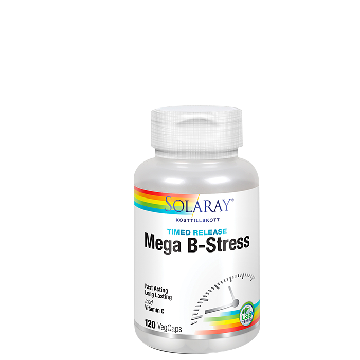 Bild av Mega B-Stress, 120 kapslar
