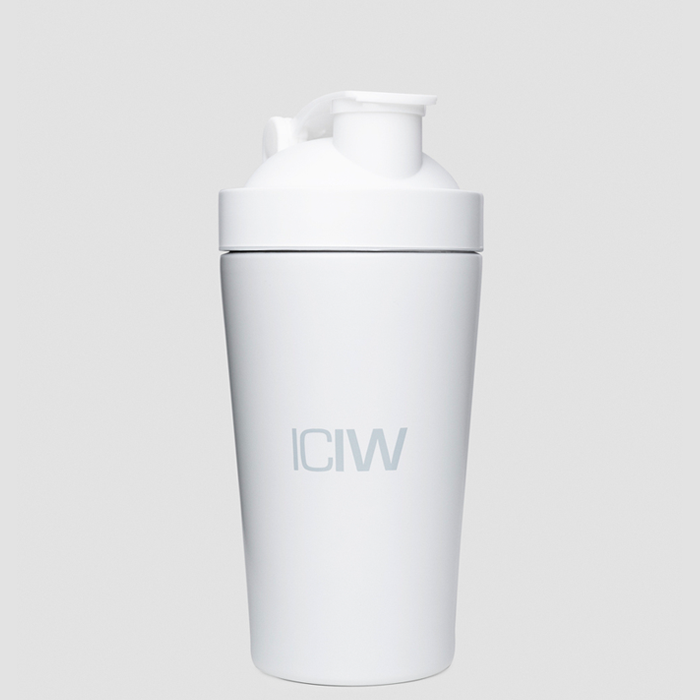 Shaker Stainless Steel 500ml, White