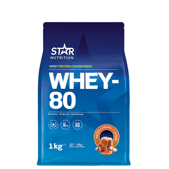 Whey-80 Vassleprotein 1 kg