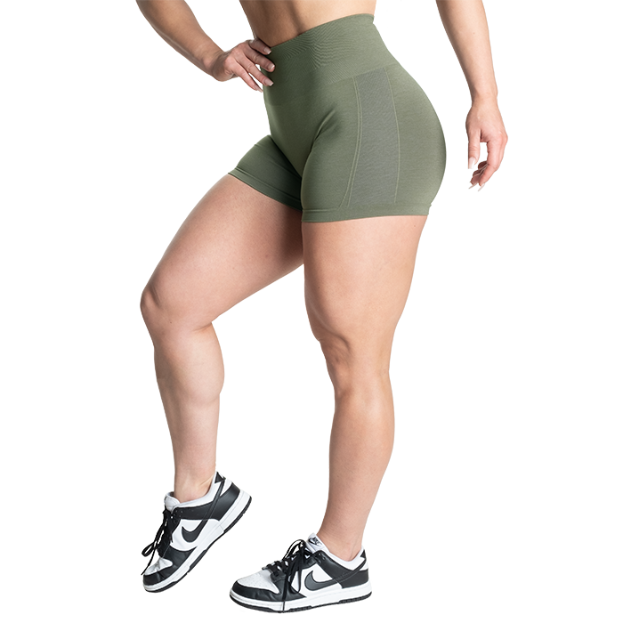 Scrunch Shorts, Washed Green