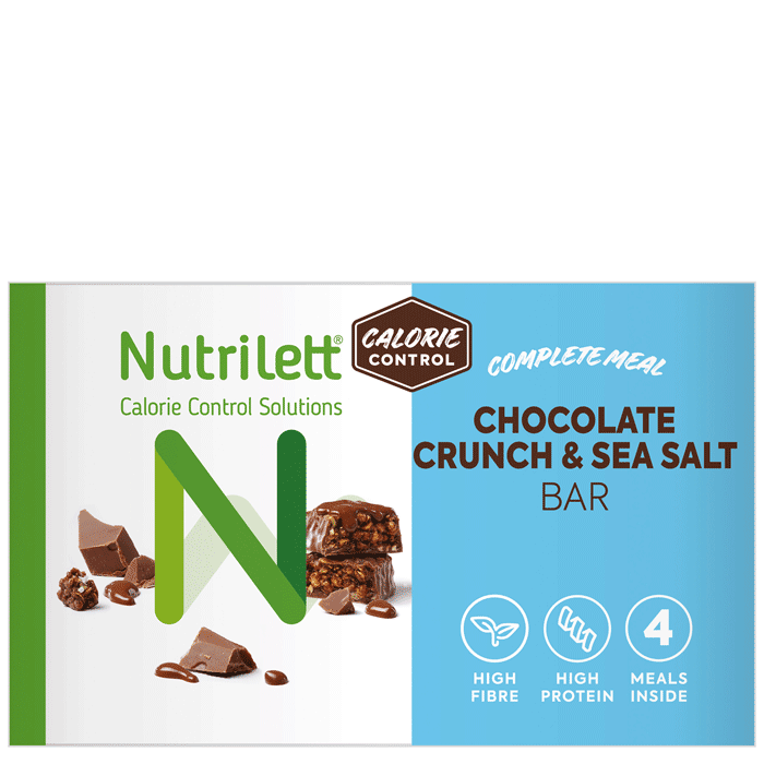 Nutrilett Chocolate Crunch Sea Salt bar 60 g, 4-pack