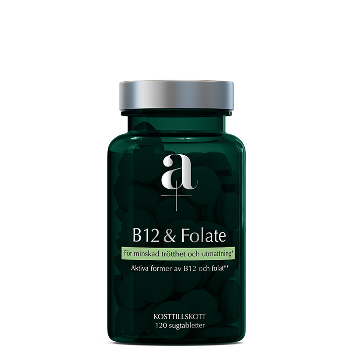 B12-vitamin & Folat 120 sugtabletter