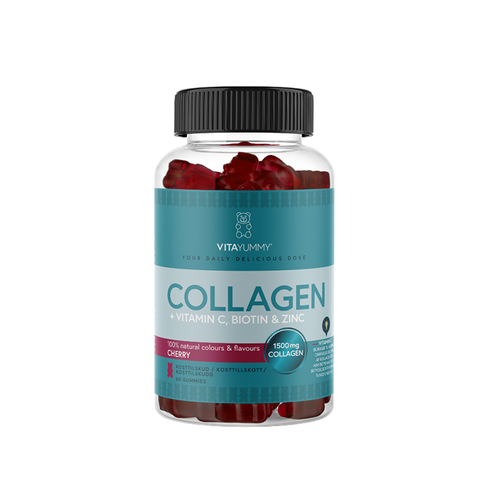 Kollagen Körsbär 60 Gummies