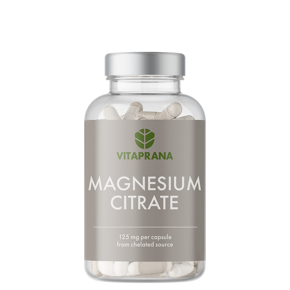 Magnesiumcitrat 125 mg 100 kapslar