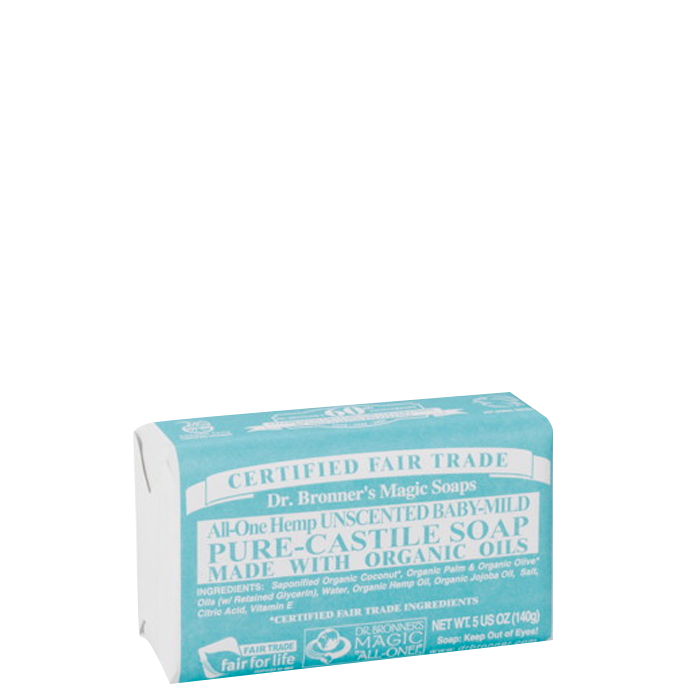 Baby Unscented Bar Soap, 140 g