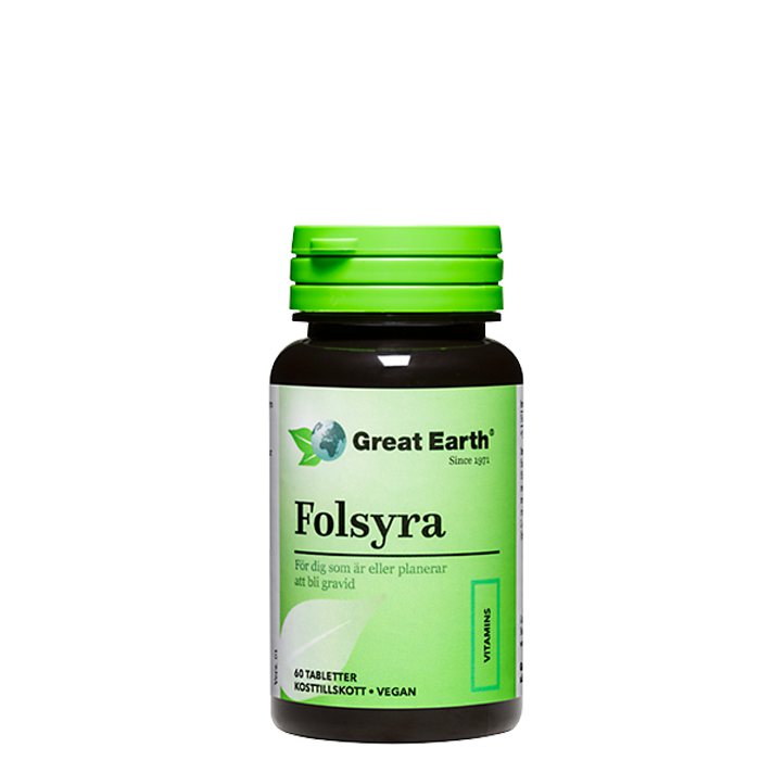 Bild av Folsyra 400 mcg, 60 tabletter