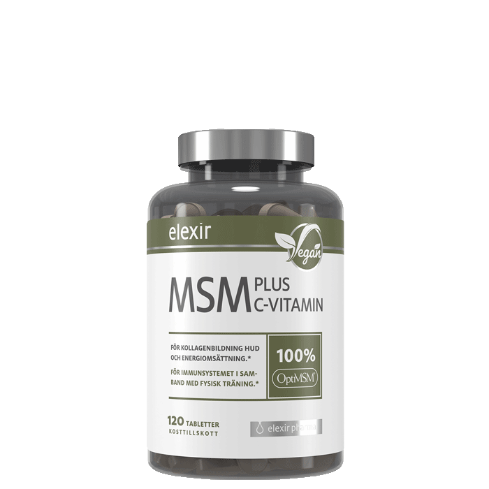 MSM + C Vitamin 120 tabletter