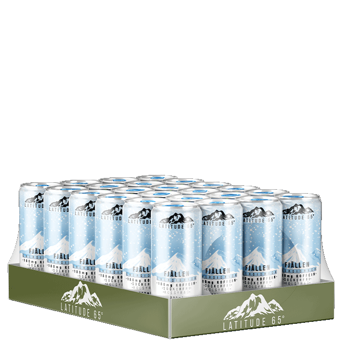 24 x Latitude 65 Energidryck 330 ml