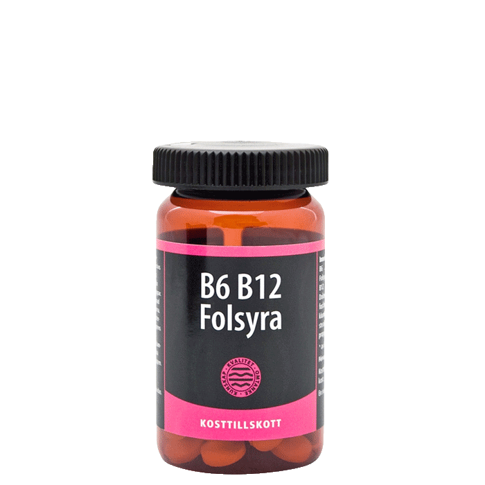Bild av B6 B12 Folsyra, 90 tabletter