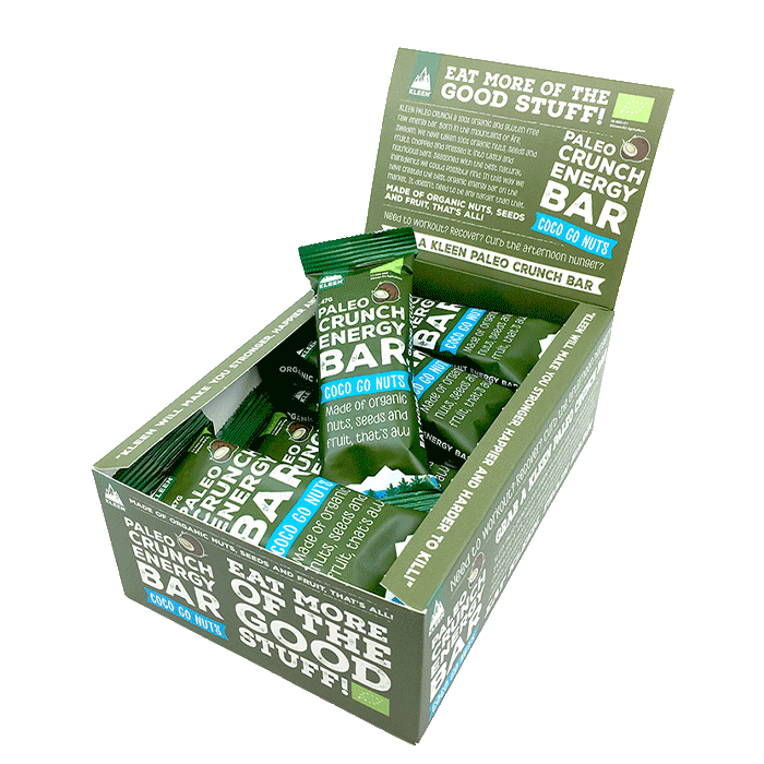Bild av 12 x KLEEN Paleo Energibar EKO, 47 g