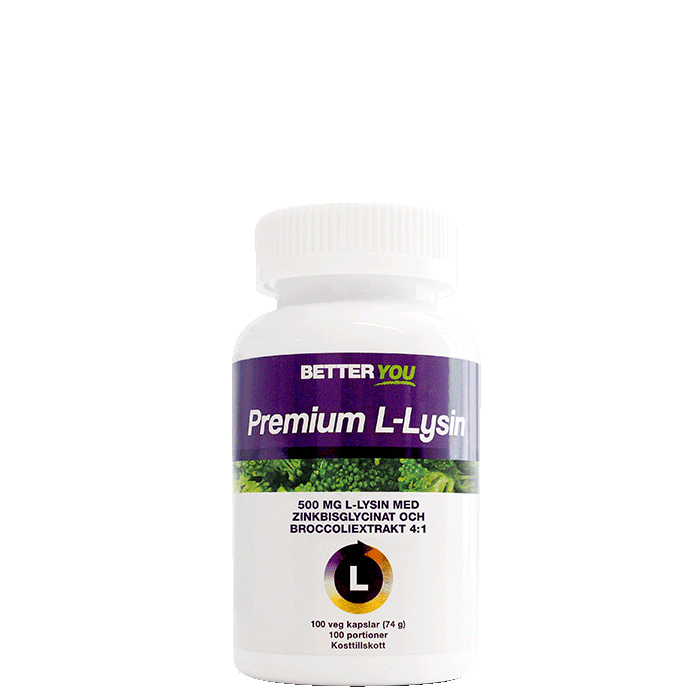 Premium L-Lysin 100 kapslar