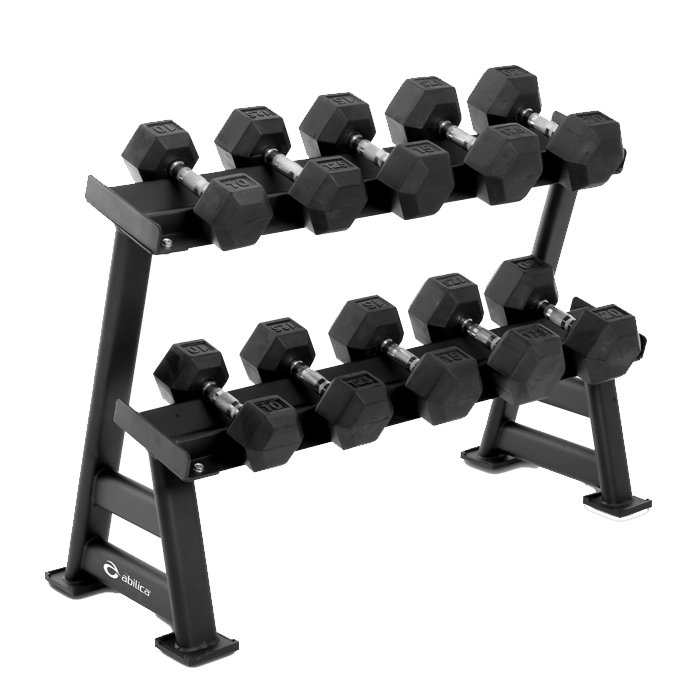 Abilica DumbbellRack Maxi Set HEX 10-20 kg