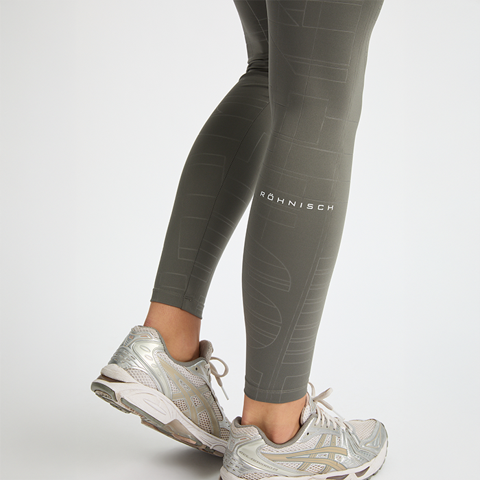 Logo Effect Emboss Tights Gr&ouml;n