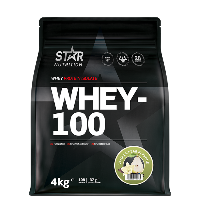 Whey-100 Vassleprotein 4 kg