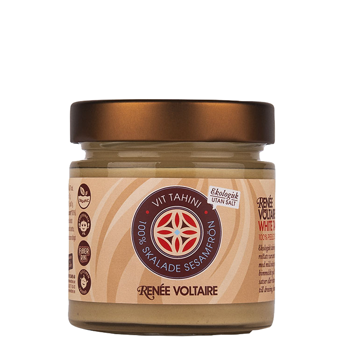 Vit Tahini 100%Skalade Sesamfrön 220 g