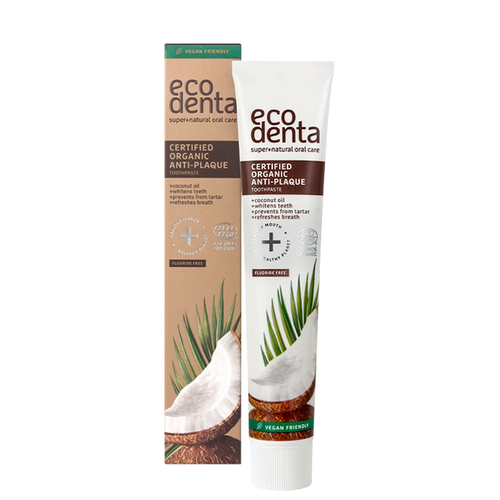 Anti-Plaque Tandkräm Med Kokosolja 75 ml