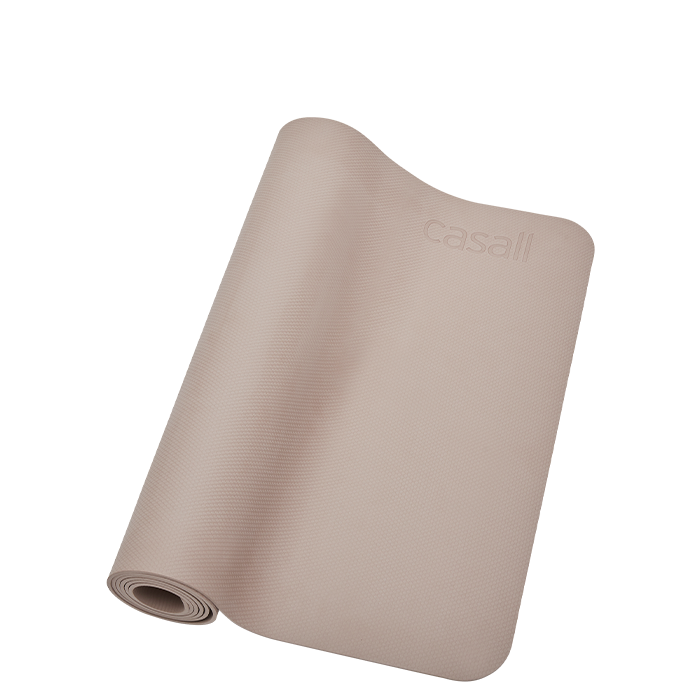 Exercise Mat Balance 4mm, Taupe Grey