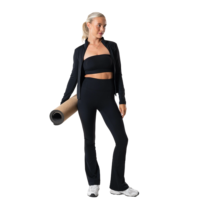 Clean Tights Flared Svart