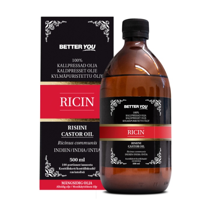 Kallpressad Ricinolja 500 ml